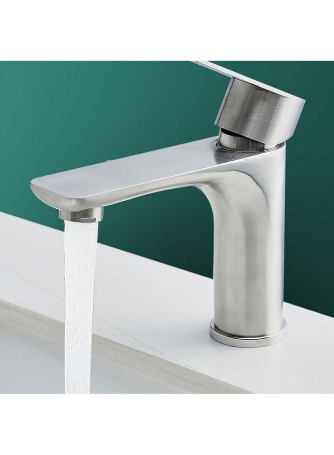 YD Modern Single Handle Bathroom Sink Faucet – Solid Brass Basin Mixer Tap with Smooth Water Flow, Durable Cartridge, Easy Installation, Contemporary Design for Wash Basin Vanity - Image 2